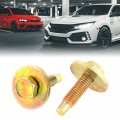 Uxcell A15100800ux0060 30pcs Bronze Tone Auto Metal Screw Body Mudguard Retainer Clips 30 Pack