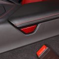 Sekhyna Center Armrest Box Switch Cover Trim 100 Carbon Fiber 1pcs Compatible With Corvette C8 Stingray 2020-2023 Console Side