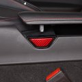 Sekhyna Center Armrest Box Switch Cover Trim 100 Carbon Fiber 1pcs Compatible With Corvette C8 Stingray 2020-2023 Console Side