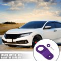 X Autohaux Engine Water Tank Radiator Bracket Stay Mount And Washer Kit For Honda Civic 1996-2000 Aluminum Alloy Purple 1 Set