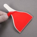 Hecasa White Stick-on Vortex Generator Universal Fairing Fins Air Foils Compatible With Semi Trucks Trailer Rv Spoiler Wing Kit