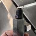 4 Pack 6an To 3 8 Npt Adapter Straight Pipe Thread 6 An Flare Fitting Suitable For Most Fluids Black