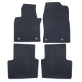 Velour Floor Mats For Mazda Cx 30 2020 2024 Custom Fit Front And Rear Black Carpet Liners Anti Slip All Season Full Set 