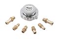Fuel Pressure Regulator With Hardware 9710 Chrome Finish Universal Fit Performance Automotive Part 