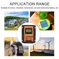 Fydun Mppt Solar Charge Controller 12v 24v Panel Battery Regulator Dual Usb Lcd Display Current 30a 50a 70a Black Orange