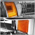 Fo2503335 Oe Style Passenger Right Side Chrome Housing Headlight Lamp Compatible With Ford F150 15-17