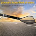 Ocpty Convex Mirrors 8mm 10mm Cnc Black Motorcycle Side Handle Bar End Pair For