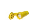 Woodhead 29w48 Watertite Wet Location Locking Blade Connector 3 Wires 2 Poles Nema L6-30 Configuration Yellow 30a Current 250v 