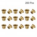 Uxcell Hollow Rivet 6mm X Through Hole Copper Rivets Grommets Double-sided Circuit Board Pcb 200pcs
