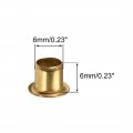 Uxcell Hollow Rivet 6mm X Through Hole Copper Rivets Grommets Double-sided Circuit Board Pcb 200pcs