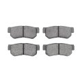 Carlights360 For Hyundai Santa Fe 2001 02 04 05 2006 Disc Brake Pads Rear Ceramic Friction 98 8 Millimeters 3 89 Inches Pad 