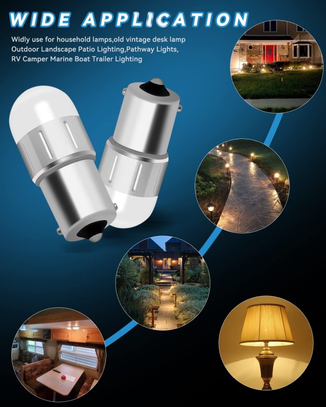 Keiurot 93 Bulb S8 Ba15s 1156 1141 10-30volt Ac Dc For Desk Lamp Outdoor Landscape Patio Lighting Pathway Lights Rv Camper