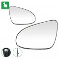 Ocpty Driver And Passenger Side Replacement Mirror Glass Fit For 2012-2017 Toyota Camry 2014-2017 Corolla Yaris Heating