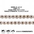 Niche Drive Sprocket Chain Combo For Honda Crf50f Xr50r Front 14 Rear 37 Tooth 420hz Standard 76 Links