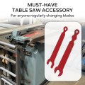 Table Saw Wrenches Red Arbor Wrench Set Iron 2pcs