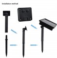 E-simpo 20led 16ft Outdoor Waterproof Snowflake Solar Led Light String For Garden Patio Yard Christmas Fence Xmas Decorations