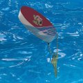 Graphics More Kutztown Primary Logo Floating Keychain Oval Foam Fishing Boat Buoy Key Float