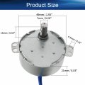 Heyiarbeit Synchronous Synchron Motor 50-60hz Ac 110v 5-6rpm Electric Cw Ccw Tyc-50 4w Horizontal Hole Shaft For Hand-made