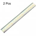 Uxcell 30cm X 35mm 6 5mm 0 8mm Thickness Metal Mounting Straight Edge Guide Din Rail Bronze Tone 2pcs
