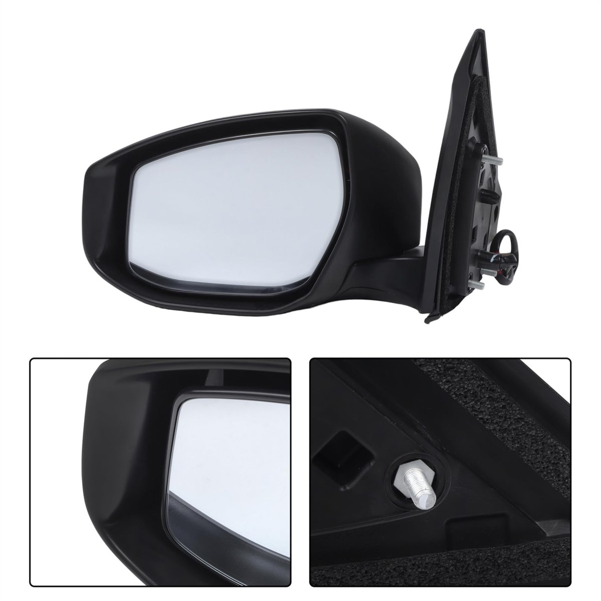 Power Rearview Mirror Replacement For Sentra 2013 2019 Driver Side Left Front 3 Pin Connector Ni1320238 Black Painted Finish