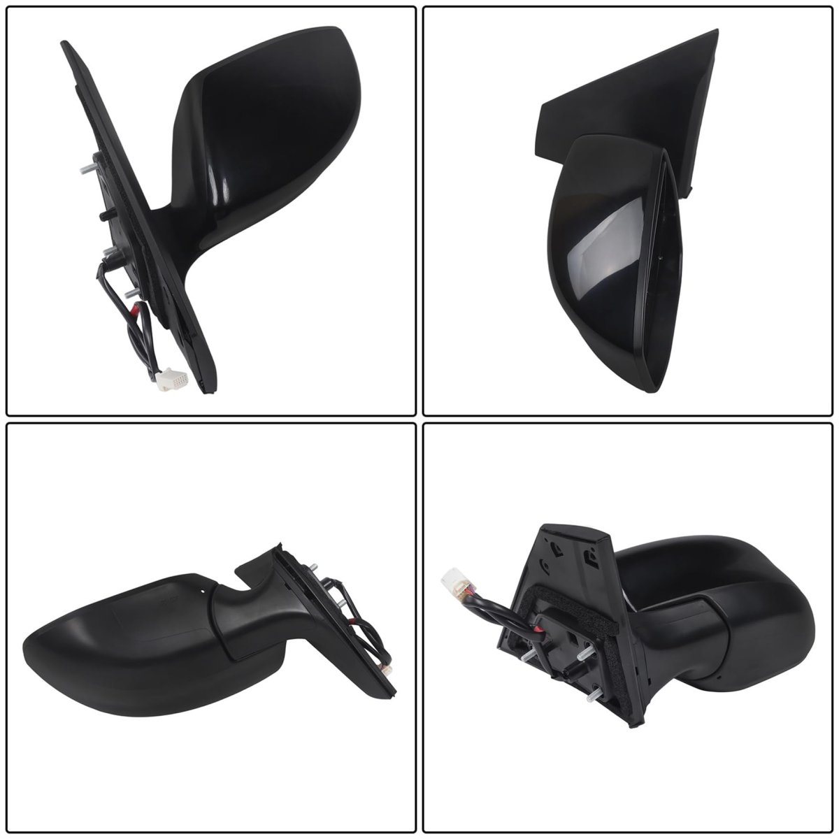 Power Rearview Mirror Replacement For Sentra 2013 2019 Driver Side Left Front 3 Pin Connector Ni1320238 Black Painted Finish