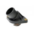 Engine Coolant Thermostat Housing For Dodge Nitro 2007 2011 Plastic Black With Bleeder Hole And Gasket Replaces 53020887ab 
