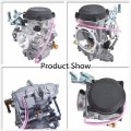 Waltyotur Cv 40mm Carburetor Carb 27421-99c Replacement For Dyna Softail Touring Sportster