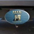 Beer Goggles Eventually Lights In The Bar Always Come On Funny Humor Oval Tow Trailer Hitch Cover Plug Insert