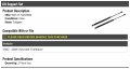 Tailgate Lift Support Shock Set Of 2 Compatible With 2002-2008 Chevy Trailblazer