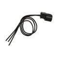 Electrical Connector For Honda Ridgeline And Fit 2006 2014 Blade Terminal 3 Wire 1 Female Replacement 19179280 Black Plastic 