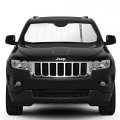 Ipick Image For Jeep Cherokee Universal Fit Enforced Stand-up Auto Windshield Sun Shade At Jumbo Size 59 X 30