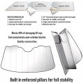 Ipick Image For Jeep Cherokee Universal Fit Enforced Stand-up Auto Windshield Sun Shade At Jumbo Size 59 X 30