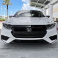 Slickmod Chrome Delete Blackout Vinyl Overlay For 2019-2022 Honda Insight Front Grill Trim Gloss Black 
