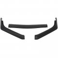 Ocpty Front Bumper Protector Compatible With 2013-2015 For Honda Civic Sedan Abs Spoiler Lip Matte Black Air Dam