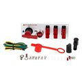 12v Car Race Engine Start Button Ignition Switch Panel 3 Group Combination Toggle With Red Led And Relay For Racing Diy