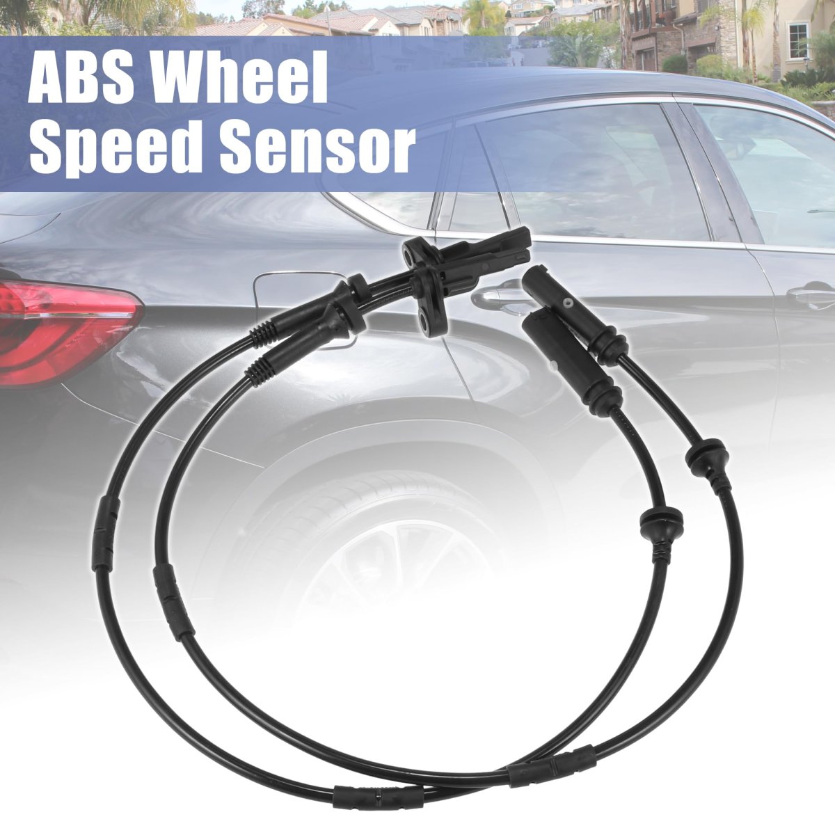 2pcs Abs Wheel Speed Sensor Rear Left Right 34526869293 Replacement For Bmw X3 2011-2017 X4 2015-2018