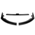 Auto Dynasty 3pcs Cs2-style Car Front Bumper Lip Spoiler Wing Body Kit Compatible With Subaru Impreza Wrx Sti 08-10 Gloss Black