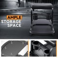 Rolling Creeper Seat Mechanic Roller Stool With Tool Tray 300 Lbs Capacity Padded And Swivel Casters For Garage Workshop Studio