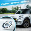 X Autohaux 1 Pair Car Left And Right Headlight Trim Ring Replacemet For Mini Cooper R56 R57 R58 R59 2007-2015 No 51137149905