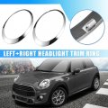 X Autohaux 1 Pair Car Left And Right Headlight Trim Ring Replacemet For Mini Cooper R56 R57 R58 R59 2007-2015 No 51137149905