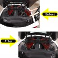 Engine Bay Panel Cover Trim Compatible With Chevrolet Corvette C8 Stingray 2020-2023 Aluminum Alloy 2pcs Compartment Left Right