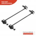 A-premium Set Of 6 Front Sway Bar Link Lower Ball Joint Outer Tie Rod End Compatible With Toyota Prius 2001 2002 2003