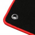 Floor Mats For 2016 2021 Honda Civic 4 Door Sedan And Hatchback Black Nylon Front Rear Car Carpet Liner With Fk Logo Red Edge 