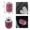 8 Pack Car Wheel Tire Valve Stem Caps Universal Diamond Crystal Cap For Cars Trucks Bikes Motorcycles Bicycles Accessories Pink