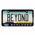 Ipick Image Made For Ford Explorer Black Metal License Plate Frame
