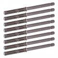 Uxcell Floating Shelf Brackets 10x100mm Invisible Adjustable Hex Pipe Supports 8 Pcs