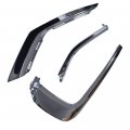 Right Front Bumper Upper Chrome Trim Molding Strip 3 Pieces Kit Replacement For Mitsubishi Outlander 2016-2019 Mi1047103