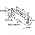 C R Laurence D1908 Crl 1-1 8 Steel Ball Bearing Roller With 11 16 Wide Housing For Merzon Doors