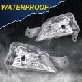 G-plus Signal Turn Lights Assembly Replacement For 2019 2020 2021 Nissan Altima Clear Lens Led Lamps Parking Light Front