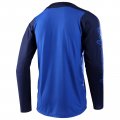 Troy Lee Designs Skyline Mono True Blue Ls Jersey Size 2x-large 